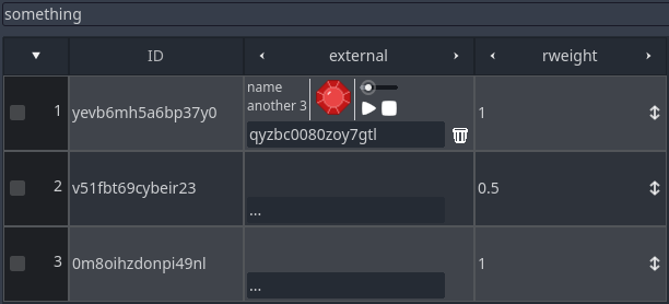 Database - External Value