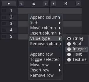 Tabular Box - Column Type