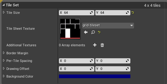 Tileset Settings