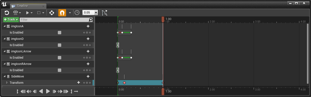 Side Move Animation Timeline 3